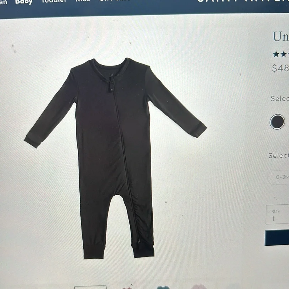 Unisex snuggle up one piece Saint Haven